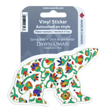 Dawn Oman Spring Bear - Vinyl Sticker