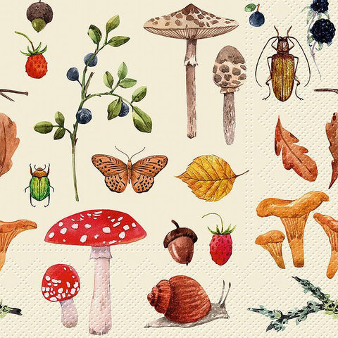Forest Botany Luncheon Napkins