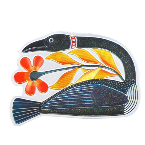 Kenojuak Ashevak Floral Passage Metallic Magnet