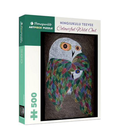 Puzzle - Ningiukulu Teevee: Colourful Wild Owl - 500 Pieces