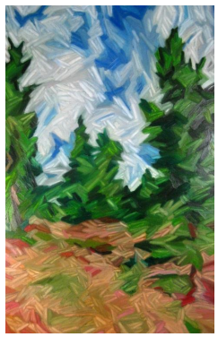 At Fanshawe, Pine Trees, Red Grasses