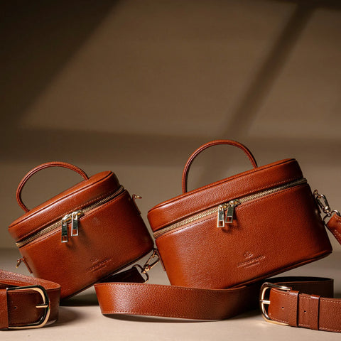 Bella Bag - Caramel (two sizes available)
