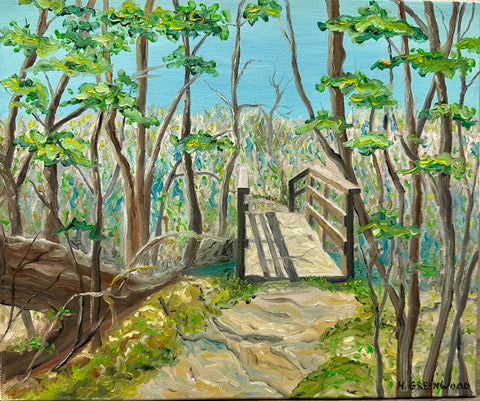 Bridge in Spring, Westminster Ponds, 2013