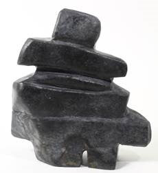 Inuit Sculpture - Inukshuk by Inuksiak Arnamissa