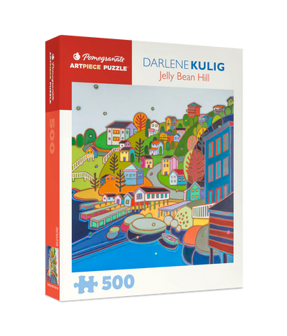 Puzzle - Darlene Kulig: Jelly Bean Hill - 500 Pieces