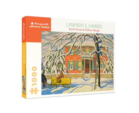 Puzzle - Lawren Harris: Red House and Yellow Sleigh - 1000 Pieces