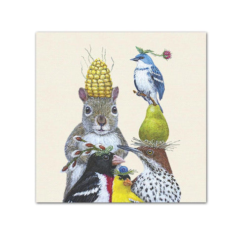 Party Under the Feeder - Cocktail Napkin