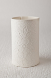 June's Love Vase with Snow Drop Paper Bouquet