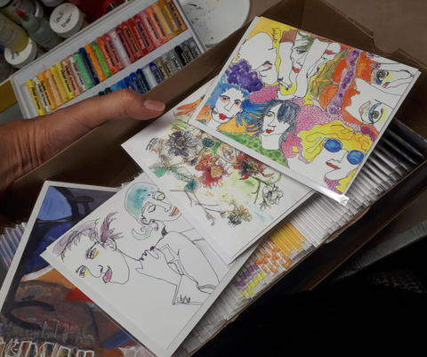 Art Note Cards - Assorted Designs