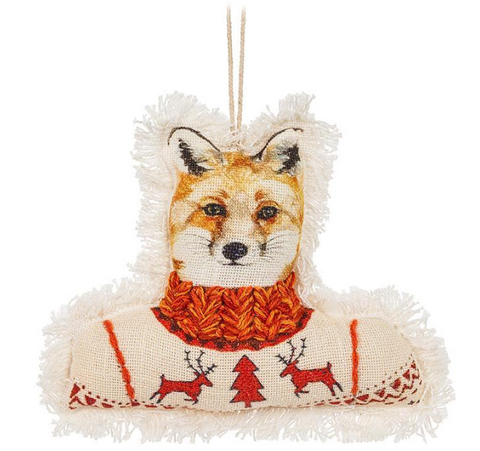 Dressed Fox Ornament