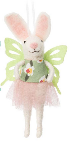 Bunny with Wings Ornament