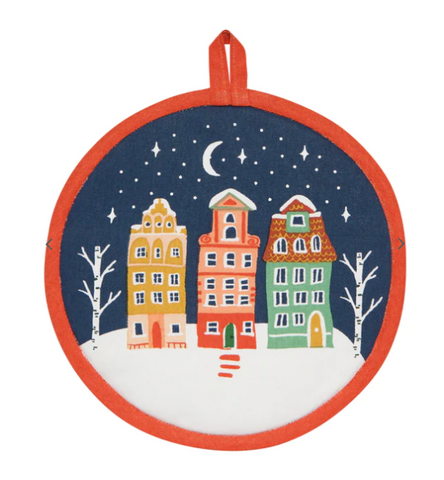 Candy Cane Lane Potholder