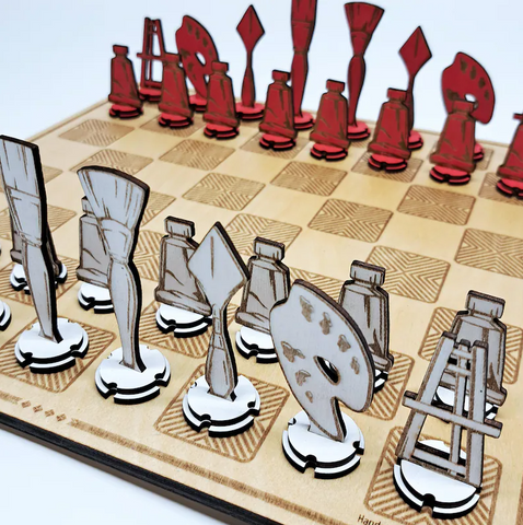 Artist Chess Board Set