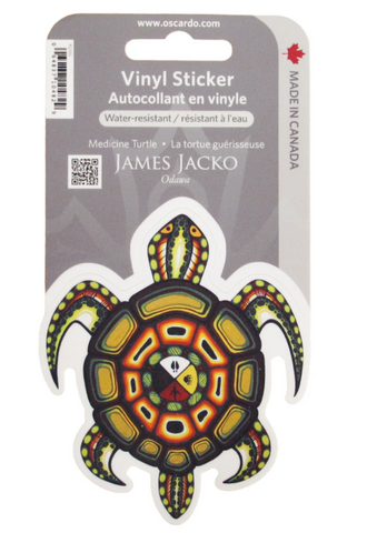 James Jacko Medicine Turtle - Vinyl Sticker