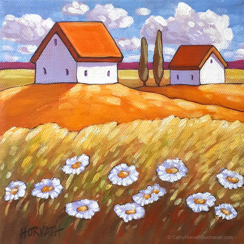 Field of Little Daisies