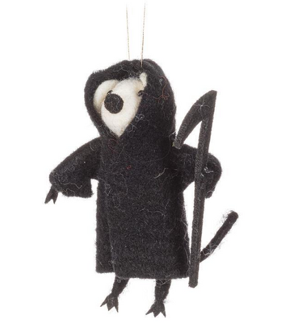 Grim Reaper Mouse Ornament