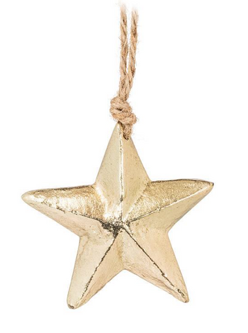 Gold Star Ornament