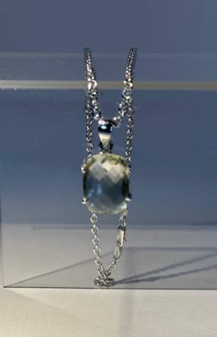 Necklace - Green Amethyst Pendant
