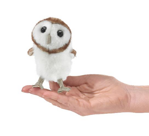 Mini Barn Owl Finger Puppet