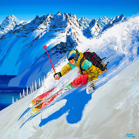 Awesome Believer - Limited Edition Embellished Print