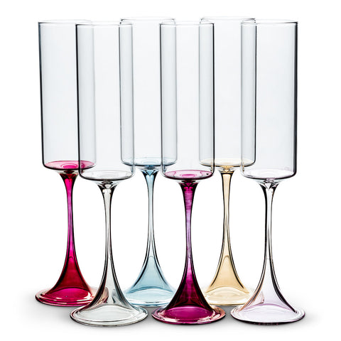 Champagne Flute (Set of Two) - assorted colours