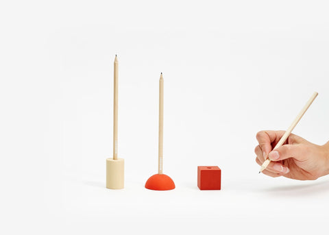 Eraser Pencil Stands - Set of Three