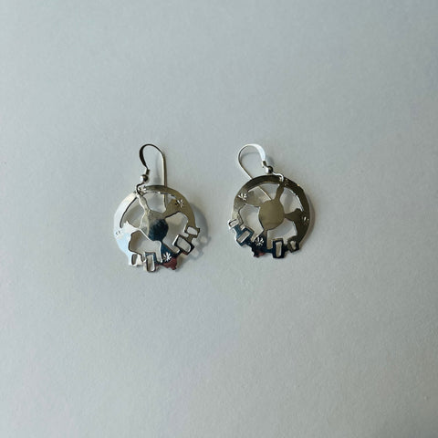 Earrings - Turtle, Bear, Wolf and Belt