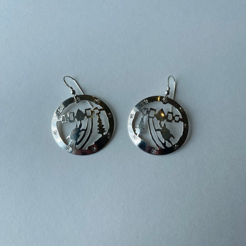 Earrings - Two Row Turtle