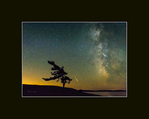 Limited Edition Matted Print - Killbear Night Sky