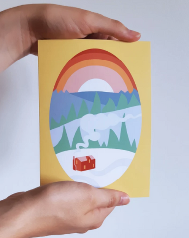 Card - House in the Hills