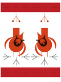 Charley Harper: Cool Cardinals Boxed Notecards
