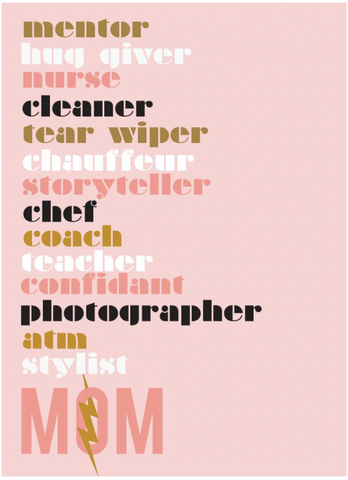 Card - Mom Adjectives
