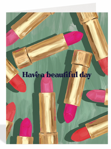 Card - Beautiful Day Lipstick