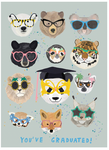 Card - Grads in Sunglasses