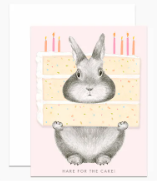 Card - Hare for the Cake