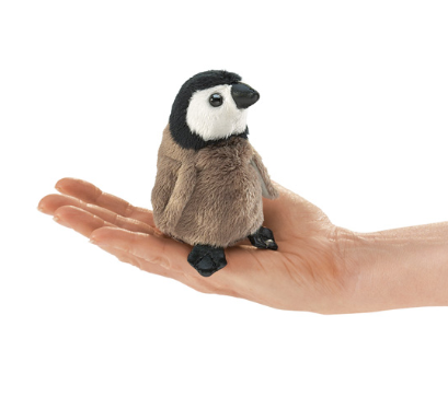 Mini Baby Emperor Penguin Puppet