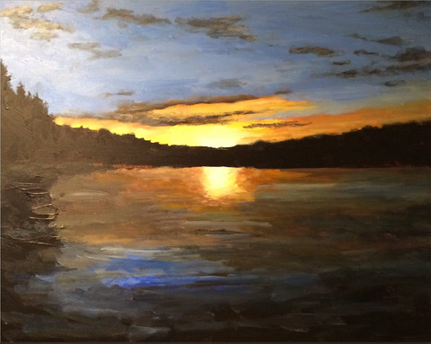 Sunset, Horseshoe Lake, Minden