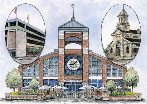 Card - Covent Garden Market, 3 Views
