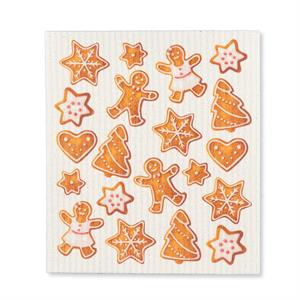 Gingerbread Cookie Swedish Dishcloth
