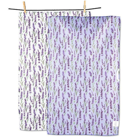Kitchen Towel - Double Sided, Lavender