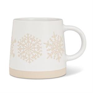 Mug - Snowflakes / Wide Base