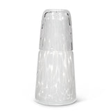 Fused Dots Bedside Carafe and Cup - White