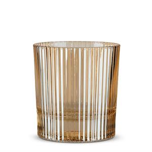 Optic Amber Glass Tumbler
