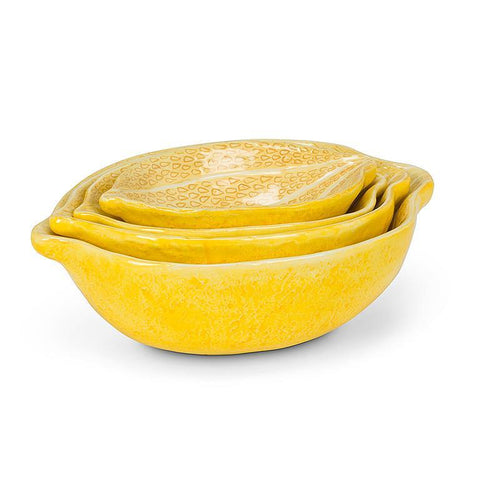 Lemon Nesting Bowls - Set of Four