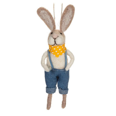 Rabbit in Blue Overalls