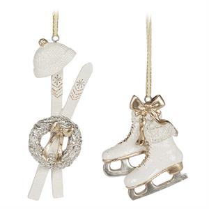 Skates and Skis Ornaments