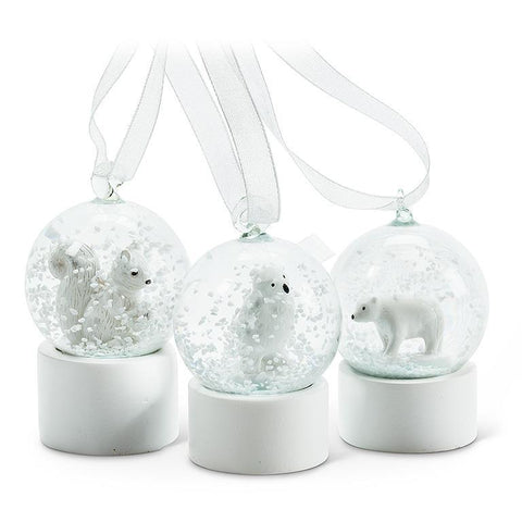 Mini Animal Snow Globe Ornament