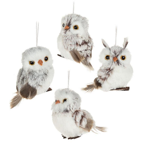 Ornament - Small Fluffy Owl