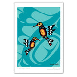 Francis Dick Hummingbird Art Card