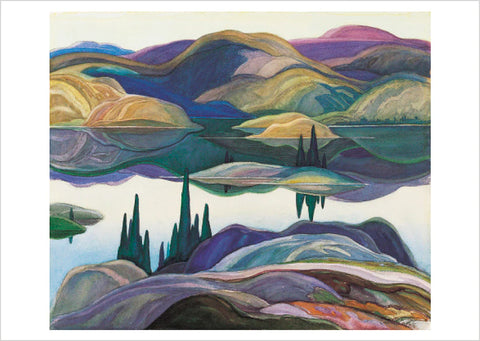 Postcard - Mirror Lake, Franklin Carmichael